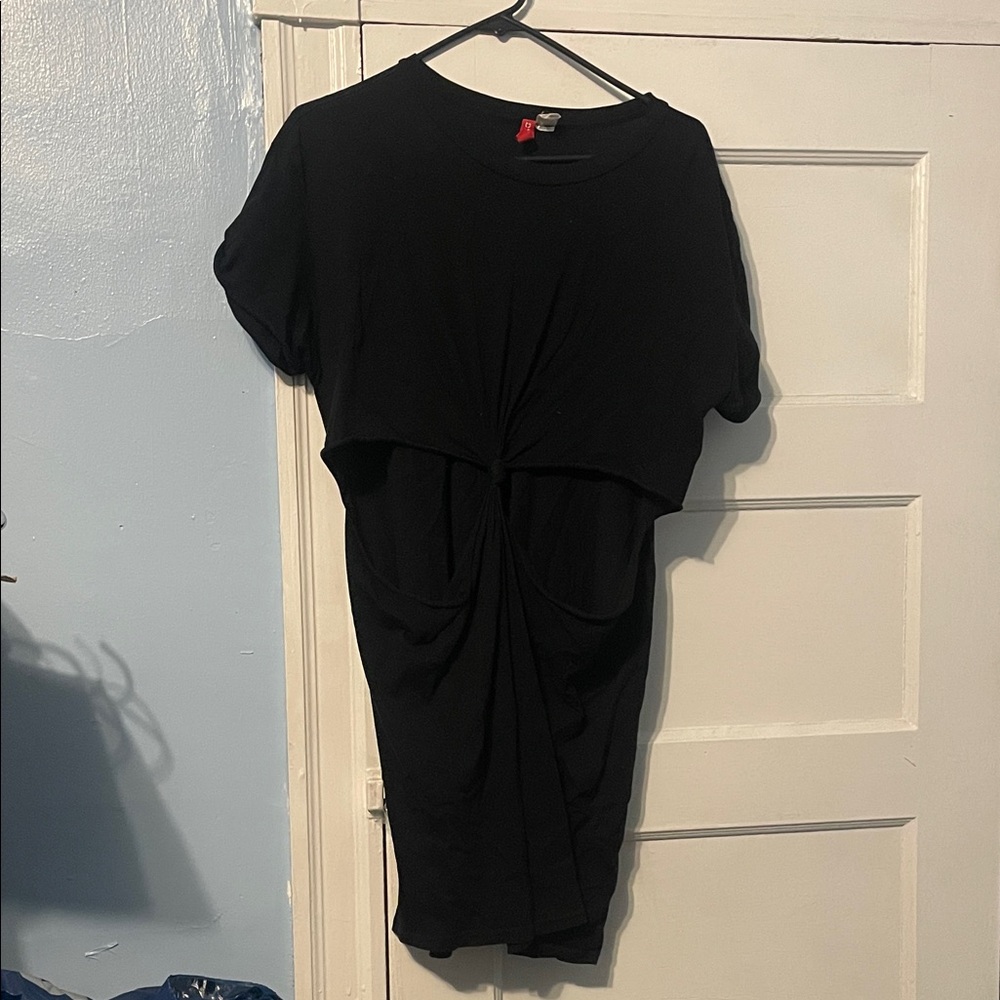 H&M Black Mini Dress
